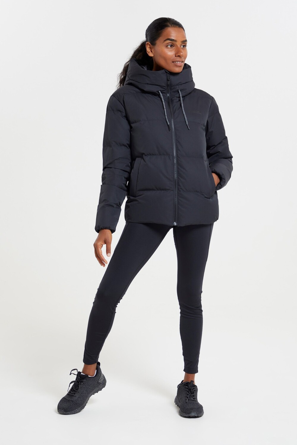 

Женский короткий пуховик Cosy Extreme Mountain Warehouse, черный