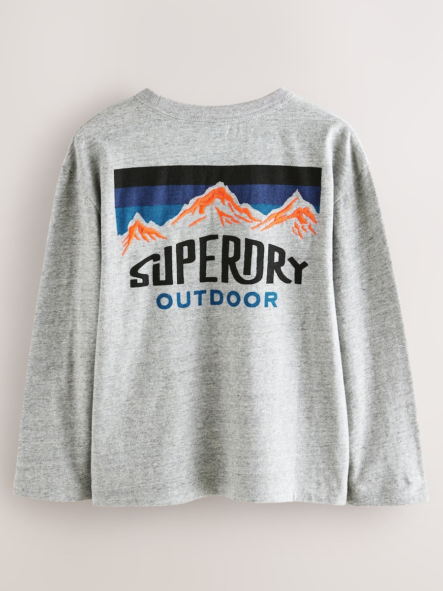 Рубашка Superdry, Mottled Grey — фото 2