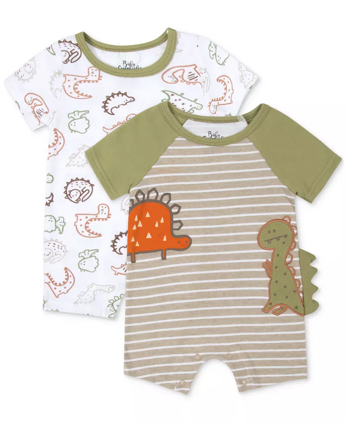 

Комплект из 2 комбинезонов с динозаврами для мальчика Baby Essentials, зеленый