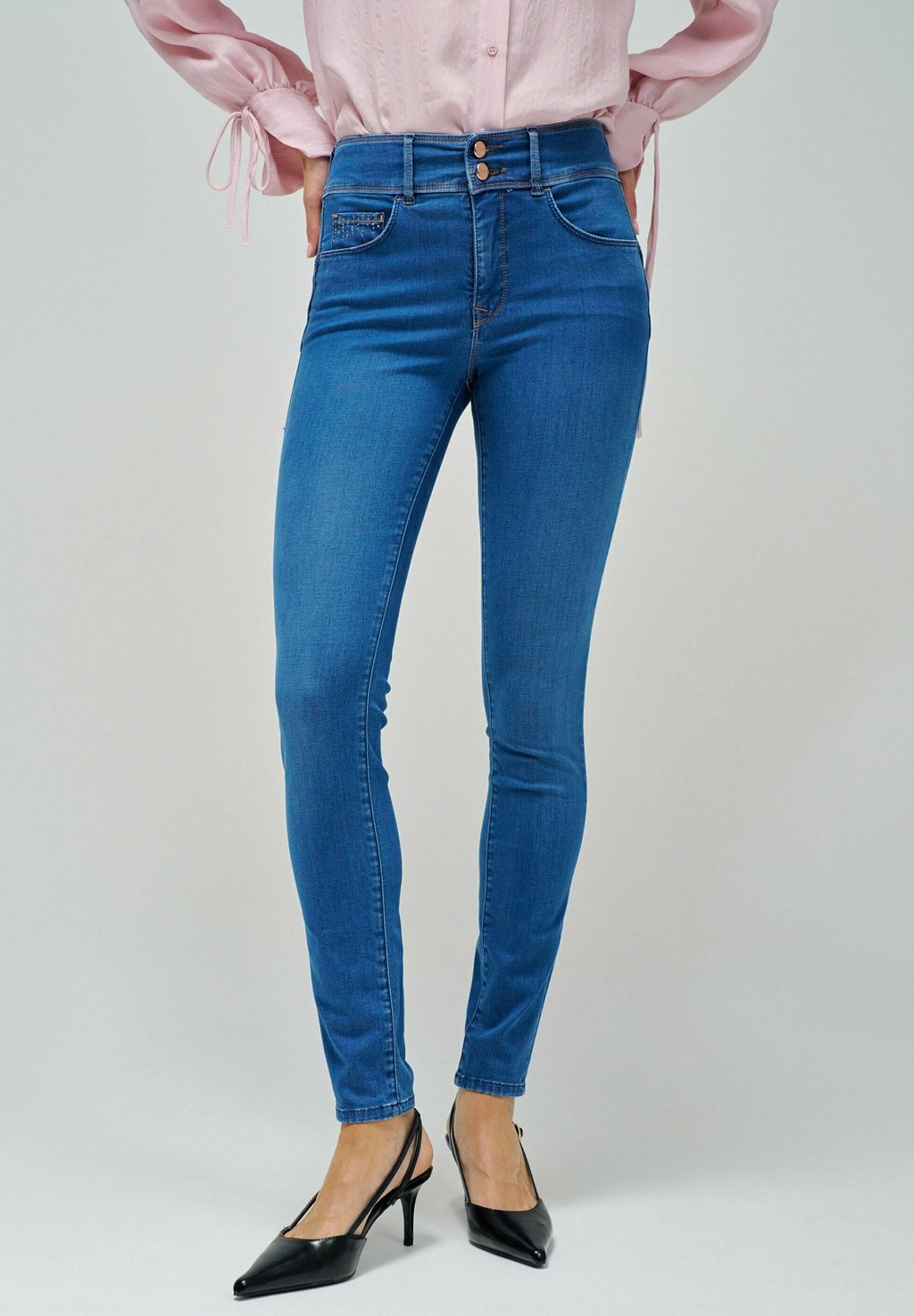 

Джинсы облегающего кроя SECRET PUSH Salsa Jeans, синий