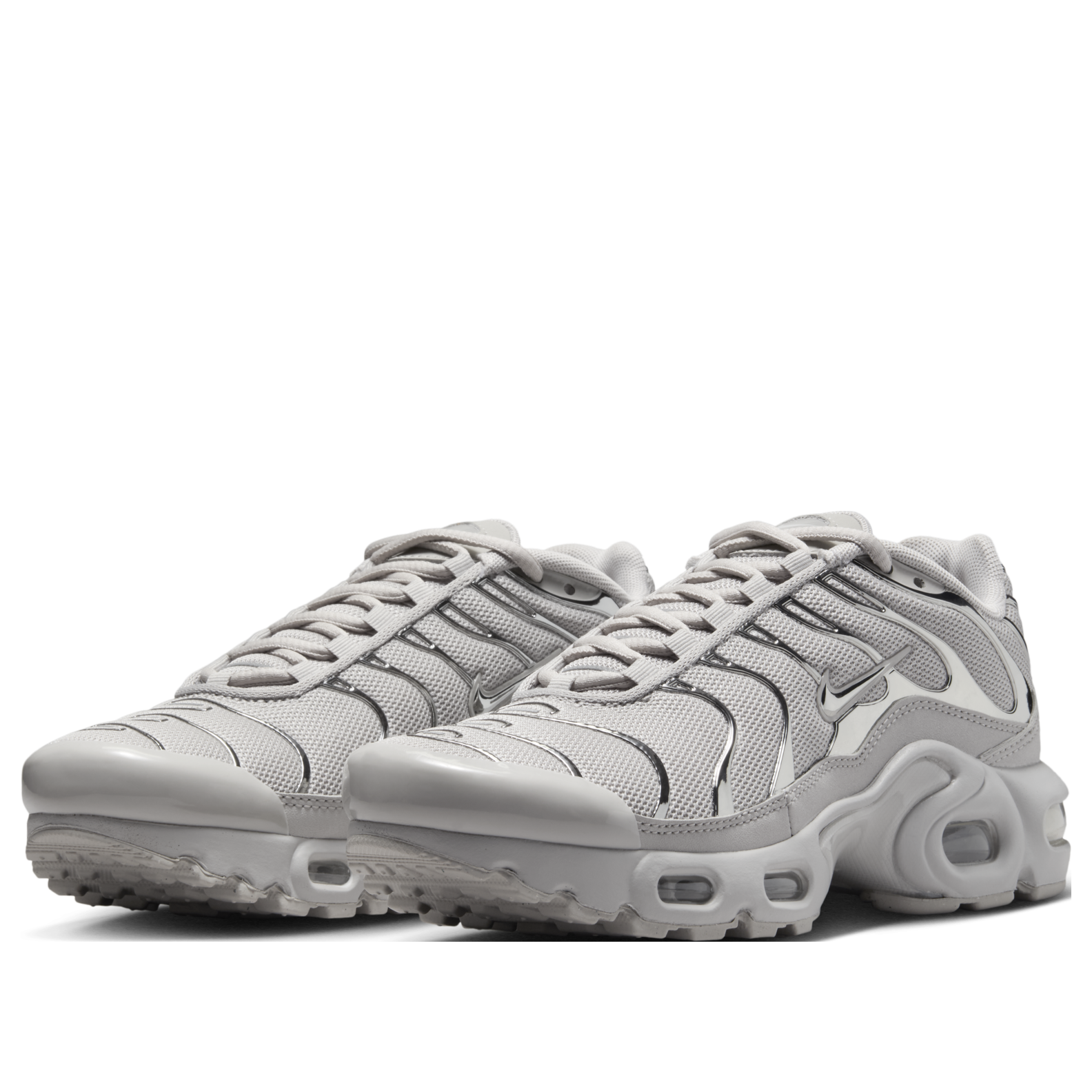(GS) Nike Air Max Plus 'Light Iron Ore Gym Red Smoke Grey Metallic Silver' — фото 3