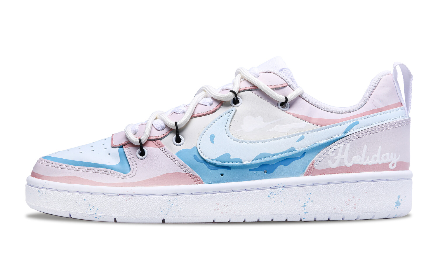 

Кроссовки Nike Court Borough Skateboard Shoes Women's Low-Top Pink, Розовый, Кроссовки Nike Court Borough Skateboard Shoes Women's Low-Top Pink