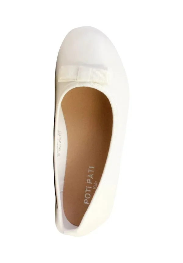 Балетные туфли ballerine enfant à enfiler super mode poti pati Super Mode, Blanc — фото 3