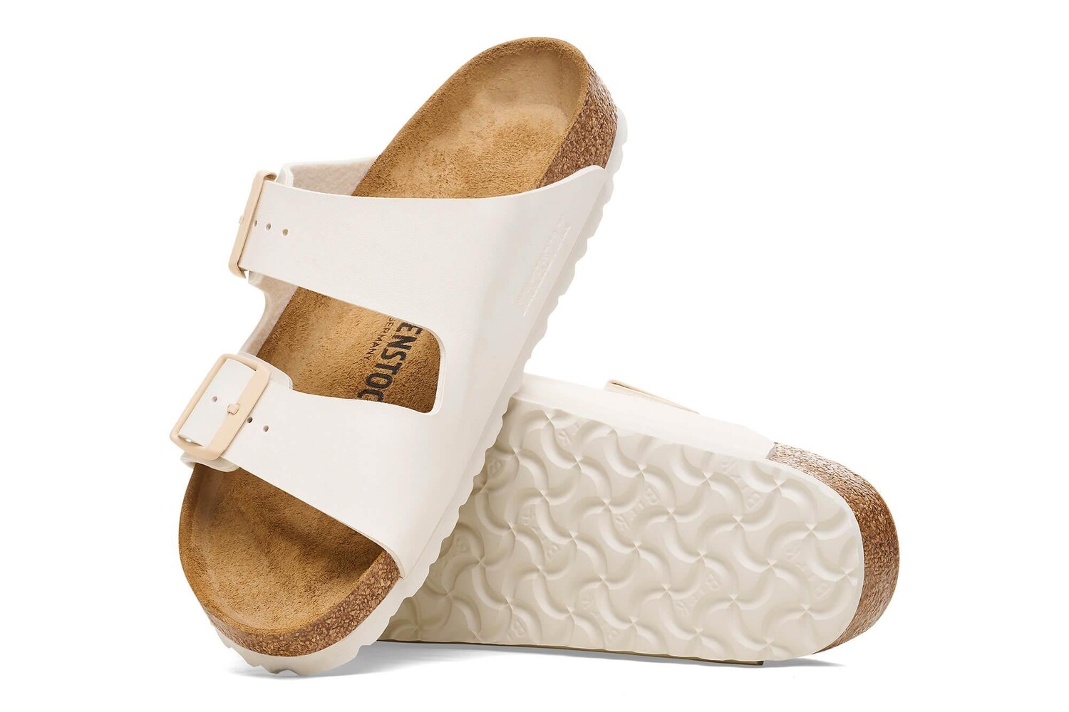 Сандалии на плоской подошве Arizona - узкие Birkenstock, бежевый — фото 4