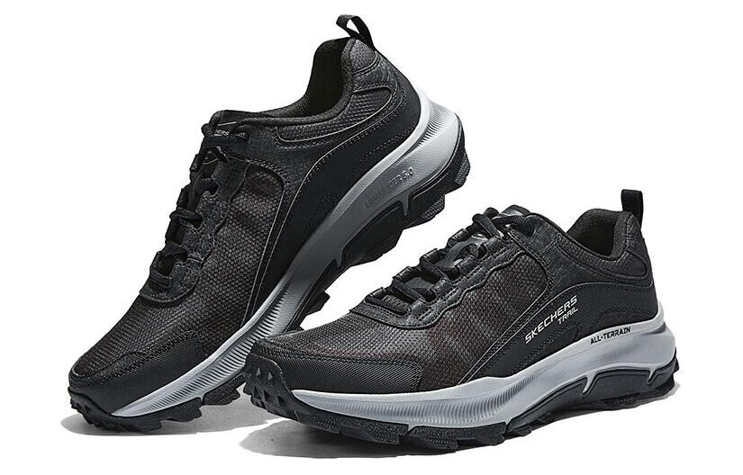 Кроссовки Skechers Lifestyle Shoes Men Low-top Dark Gray, черный/серый — фото 4