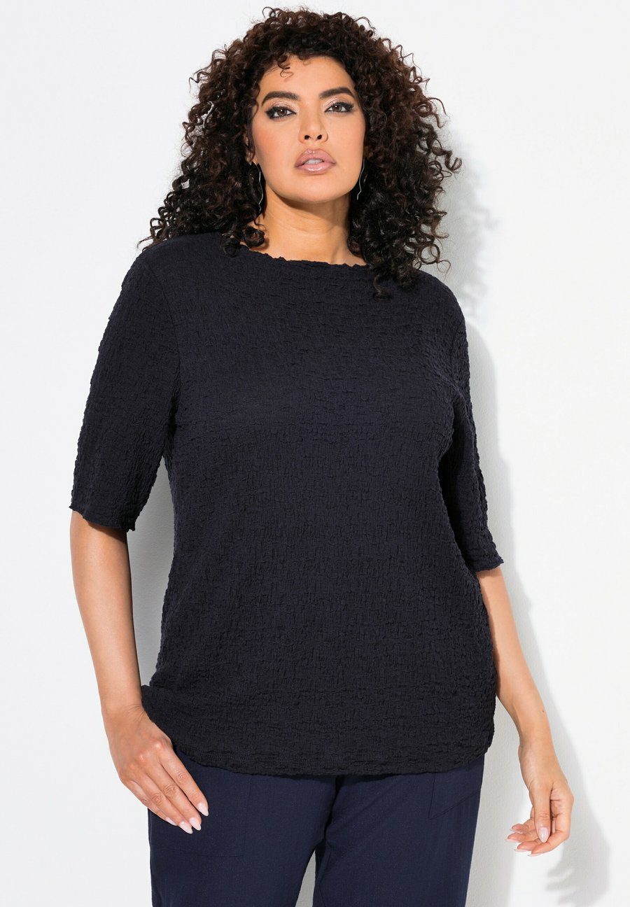 

Блуза Ulla Popken Blouse, Marine/Dark Blue