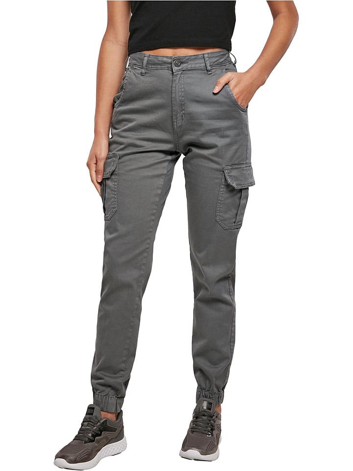 

Urban Classics Брюки-карго серого цвета