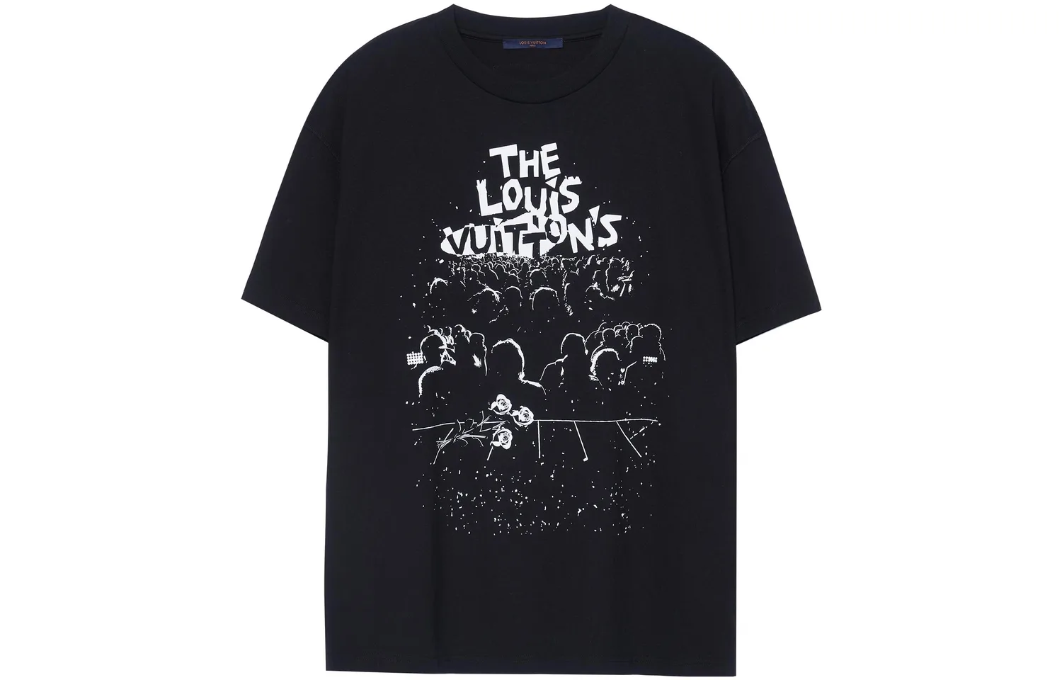 Футболка Lv Concert Print LOUIS VUITTON, Black-Shopping Bag Included — фото 3