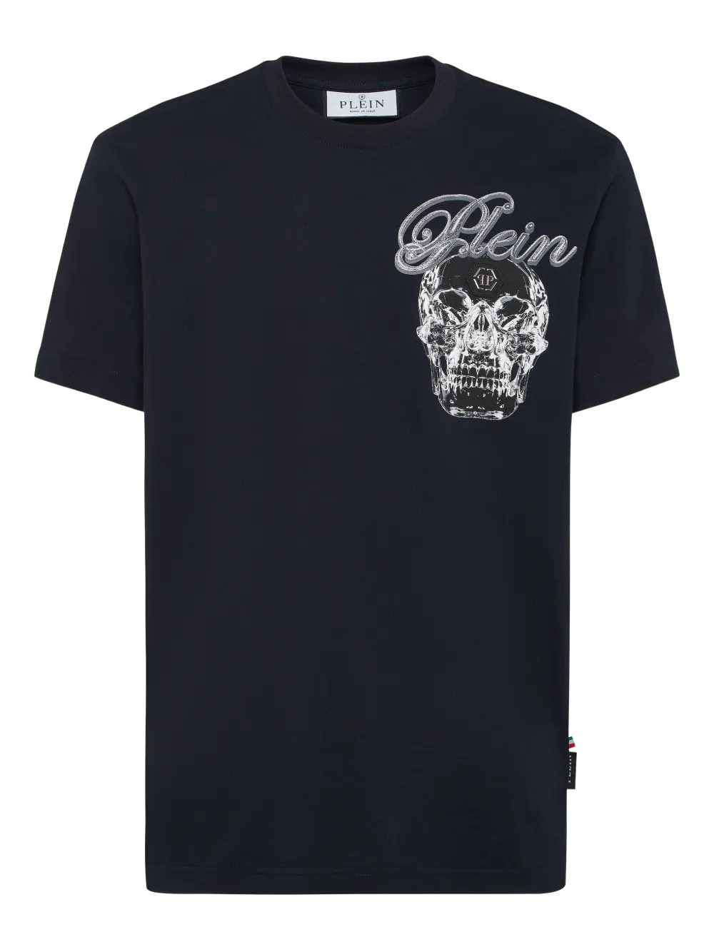 

Футболка с графичным принтом Philipp Plein, синий