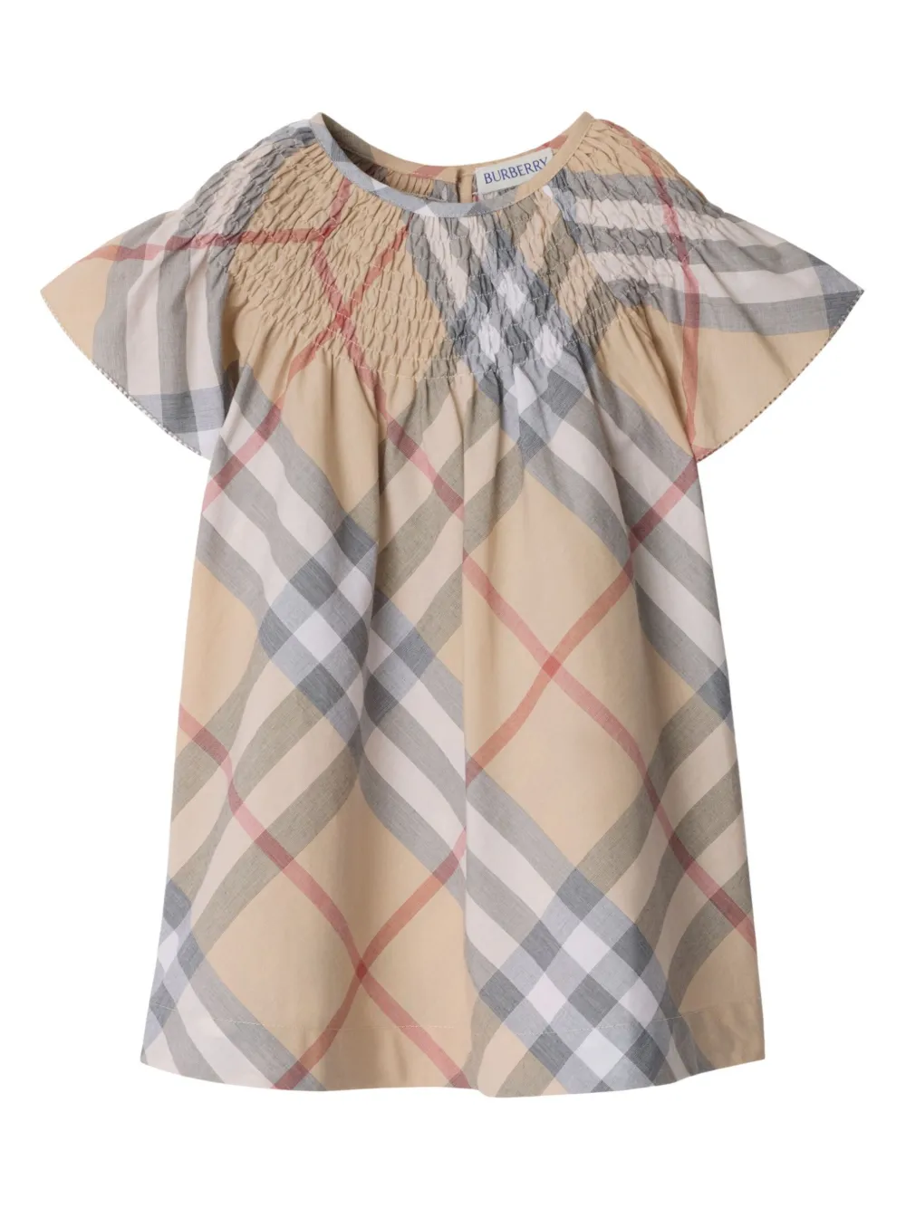 

Платье в клетку BURBERRY KIDS, нейтральный