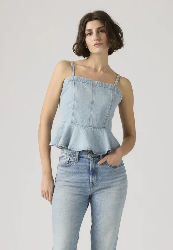 Топ Anderson flounce top Levi'S, цвет лицевая сторона — фото 2