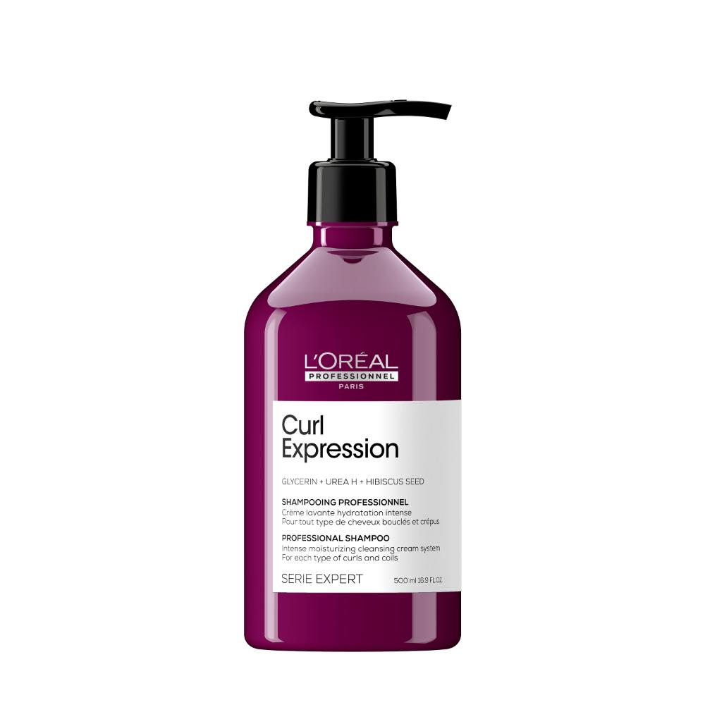 

Интенсивно увлажняющий, очищающий шампунь для вьющихся волос curl expression intense moisturizing cleansing cream shampoo L′Oréal Professionnel Paris, 500 мл