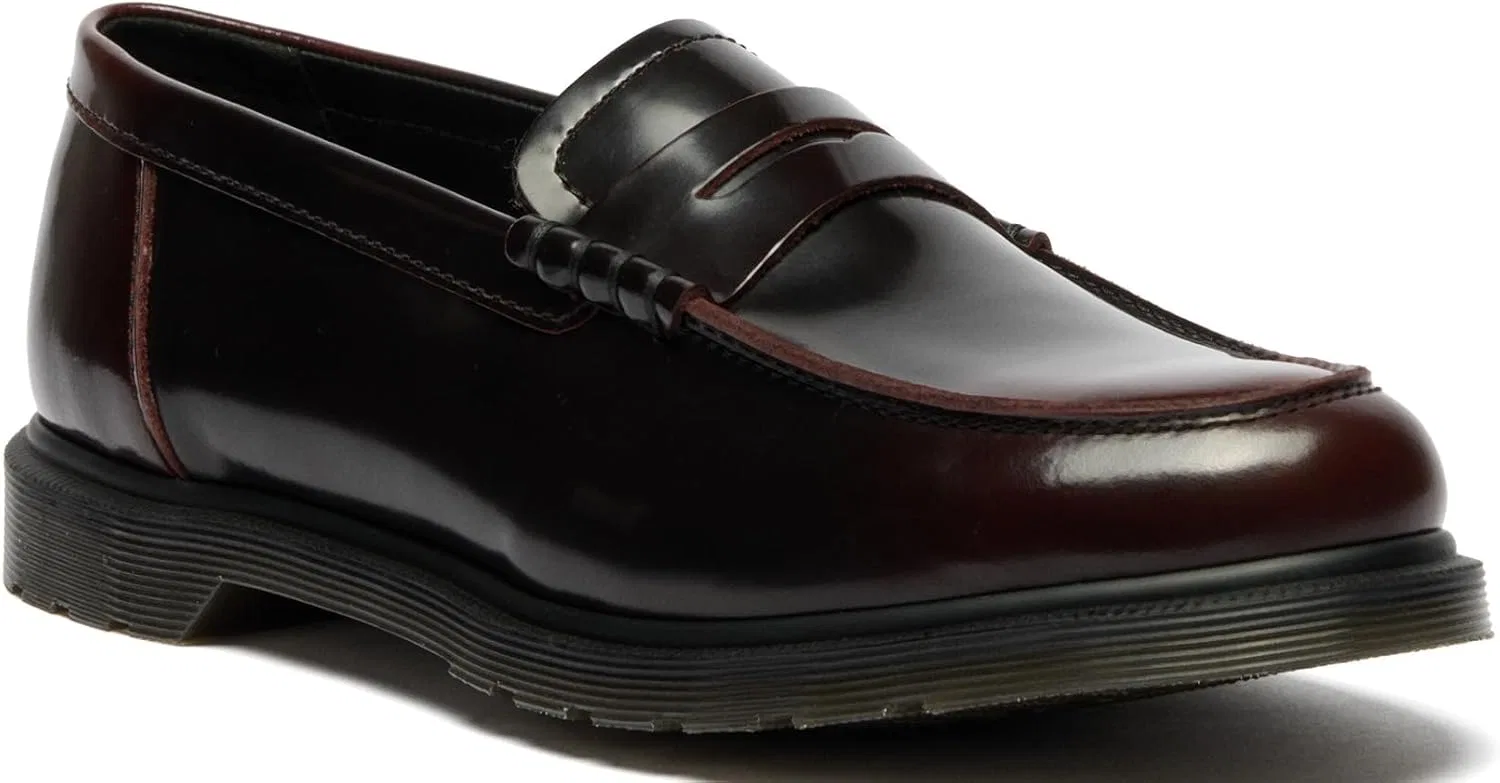 Лоферы Dr. Martens, вишнево-красный — фото 2