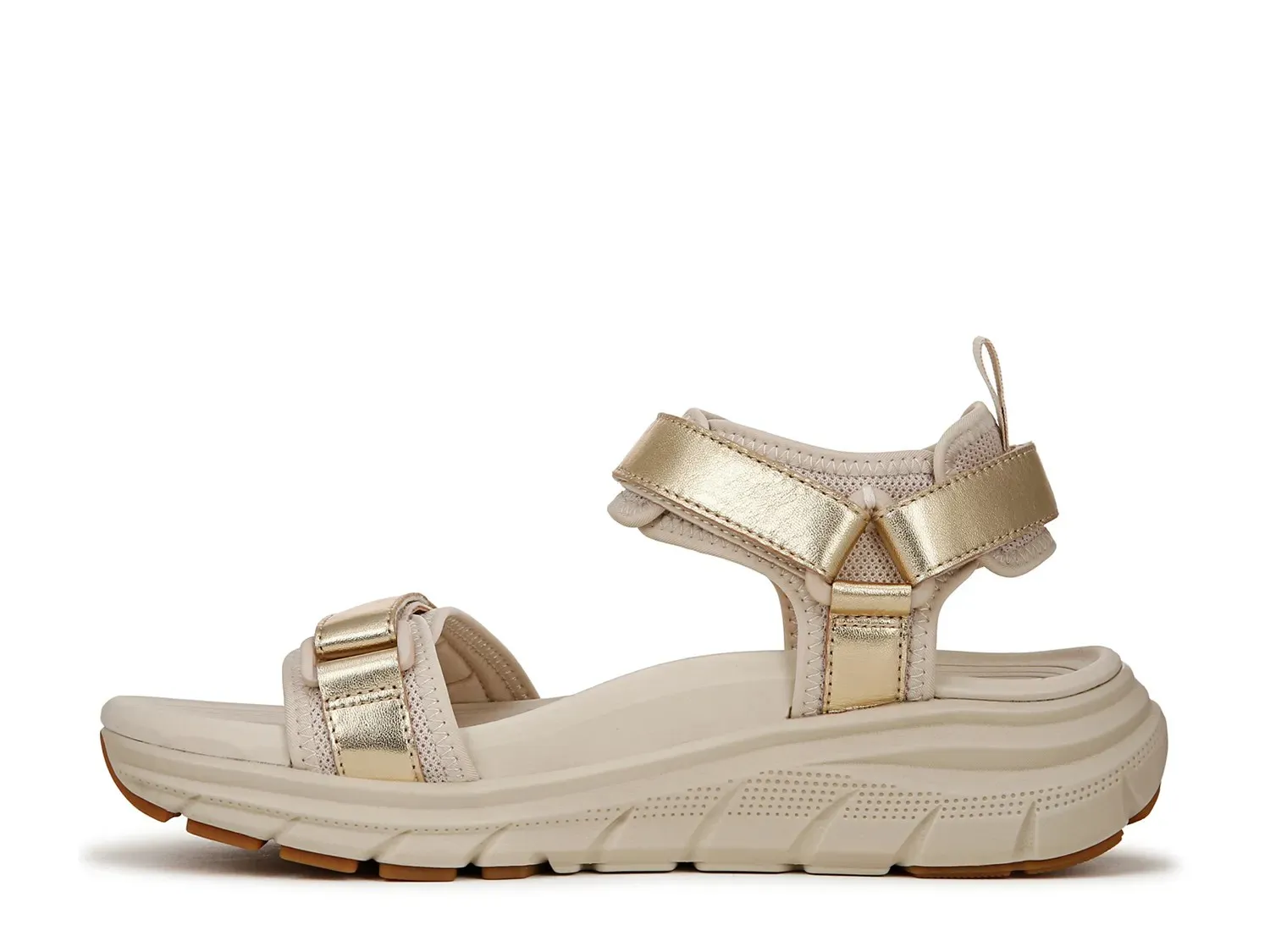 Сандалии Vionic Walk Max Wanderer — женские, бежево-золотистая металлическая кожа — фото 3