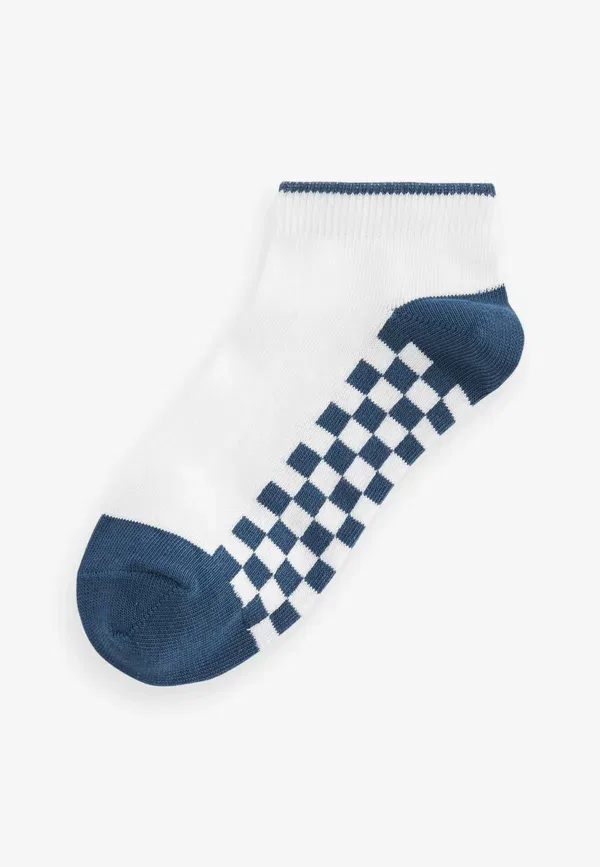 Носки спортивные 7 пар Next, regular fit sneaker socks, белая клетка — фото 3