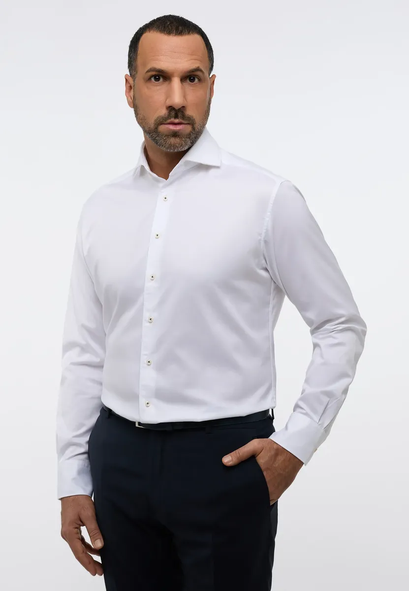 

Рубашка Eterna с длинными рукавами "MODERN FIT", кремовый