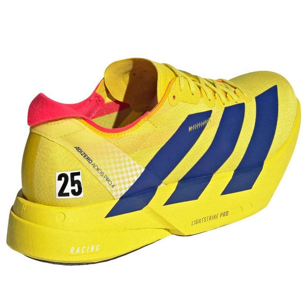 Кроссовки мужские Adidas Adizero Adios Pro 4 Tokyo, желтый/синий — фото 4