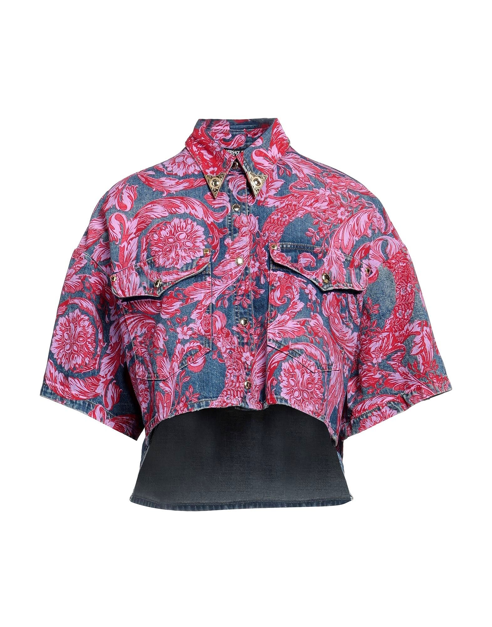 

Джинсовая рубашка Versace Jeans Couture, синий