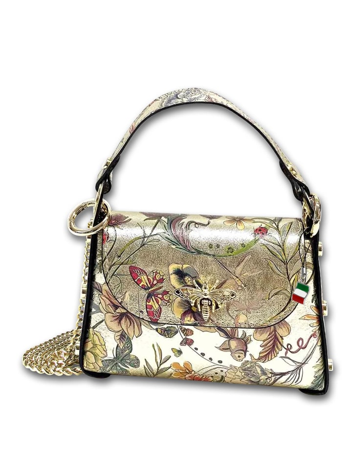 

Кожаная сумка через плечо Florence, золотая, цветная, примерно 19 см Florence