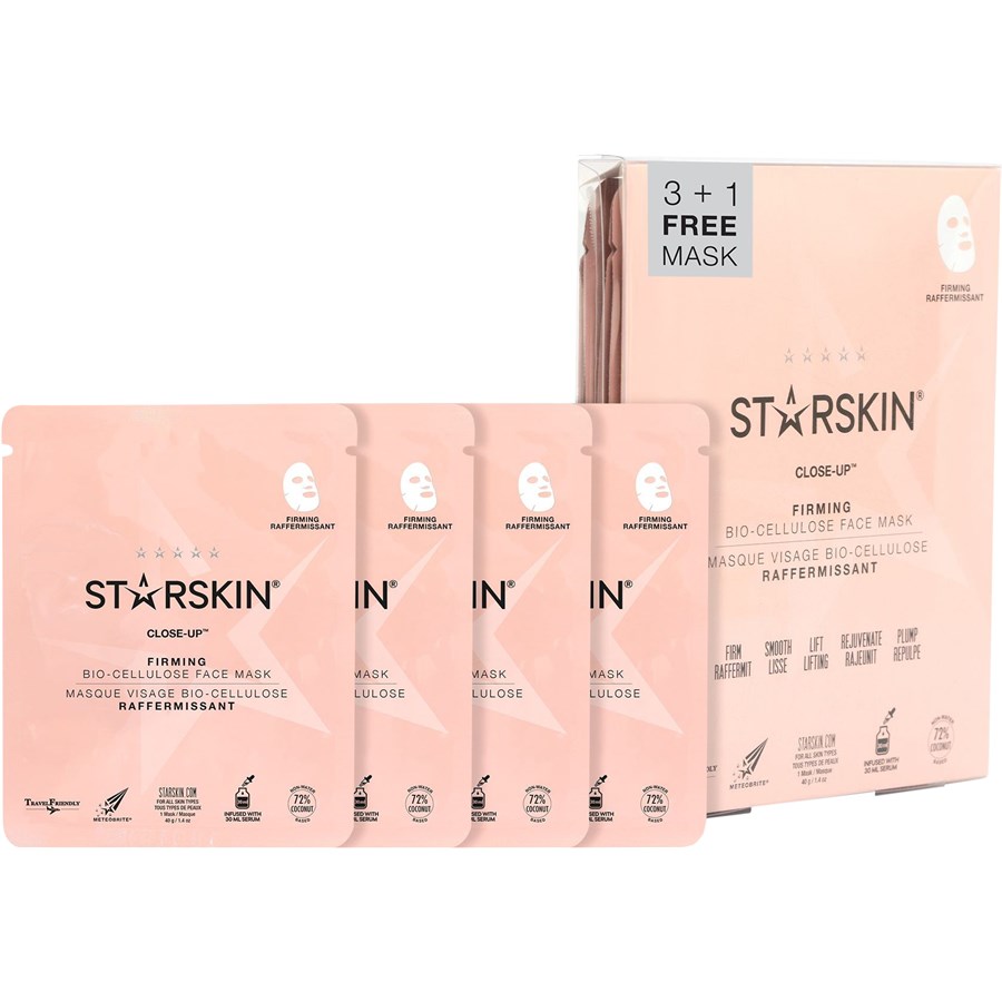

Маска для лица StarSkin Firming Face Mask Bio-Cellulose, Close-Up 4 x 40 g