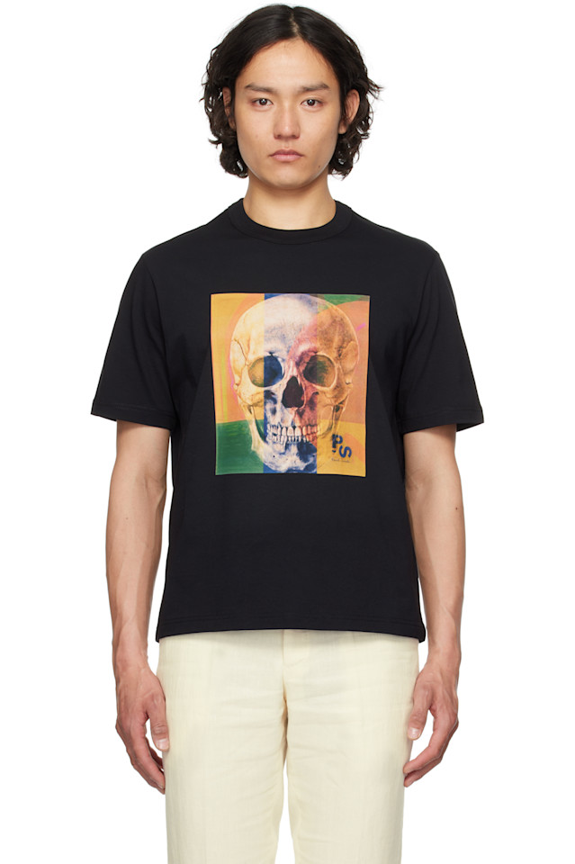 

Футболка с квадратным черепом Ps By Paul Smith, черный