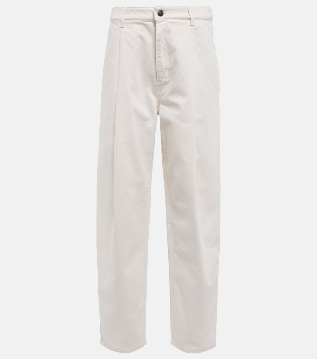 

Прямые джинсы с высокой талией Magda Butrym, кремовый