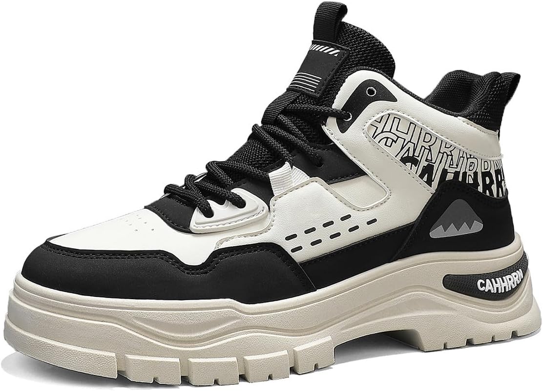 

Мужские кожаные ботинки MAUGELY средней высоты, дышащие, комфортные, противоскользящие, для вождения и ходьбы, бежевый