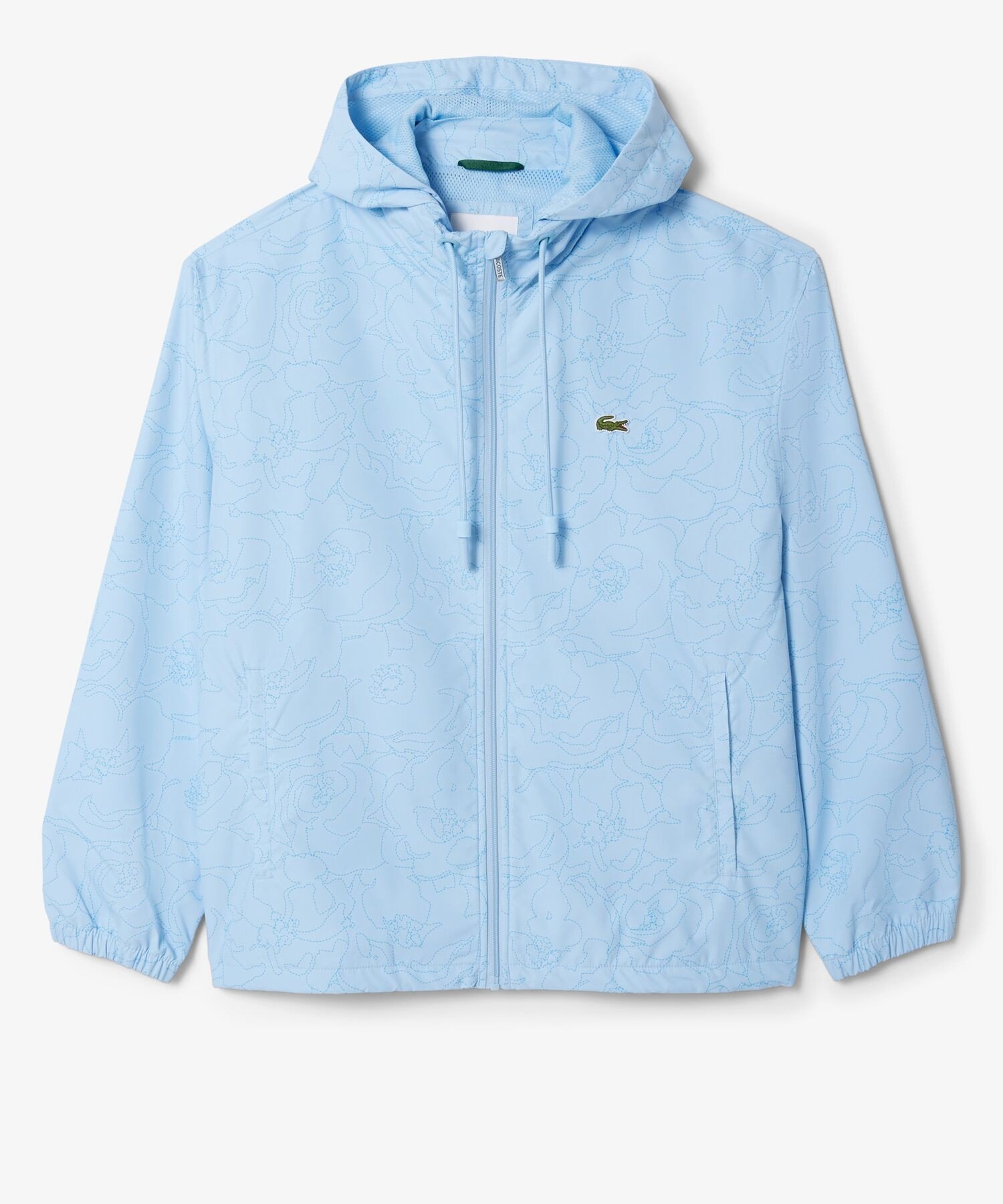 Ветровка с цветочным принтом Lacoste, Light blue