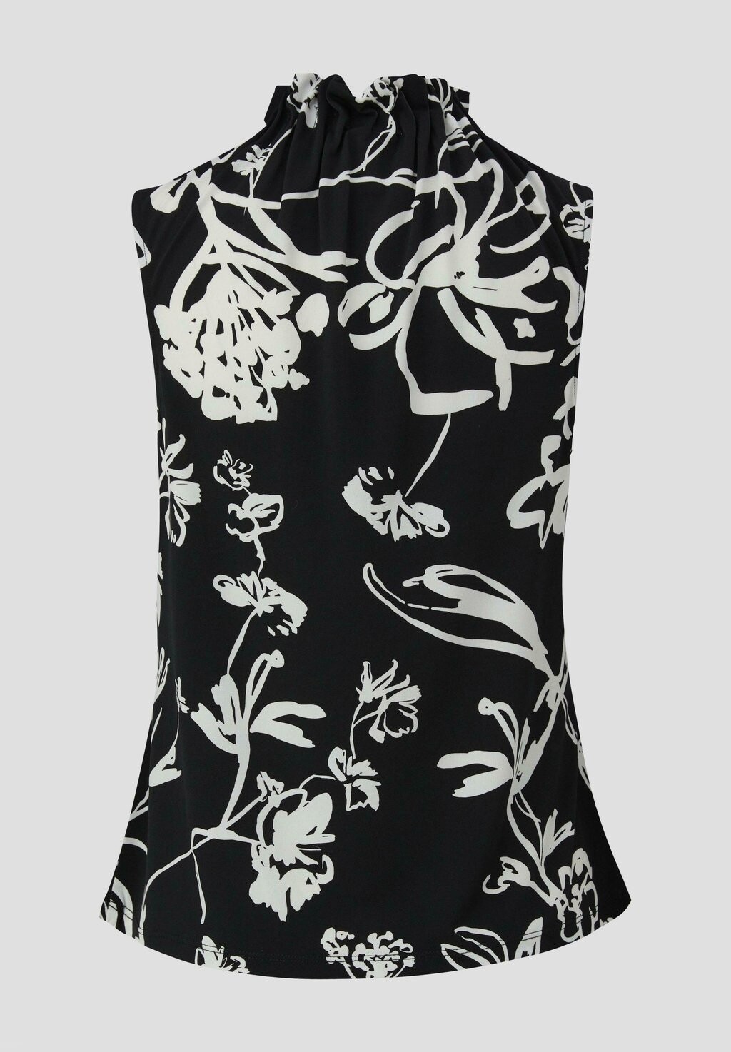 

Топ OHNE ÄRMEL s.Oliver BLACK LABEL, цвет Mottled Anthracite