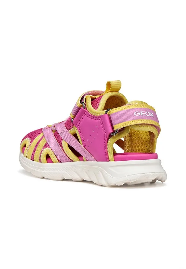 Прогулочные сандалии geox kinder sandalen airadyum 27 Geox, Pink — фото 4
