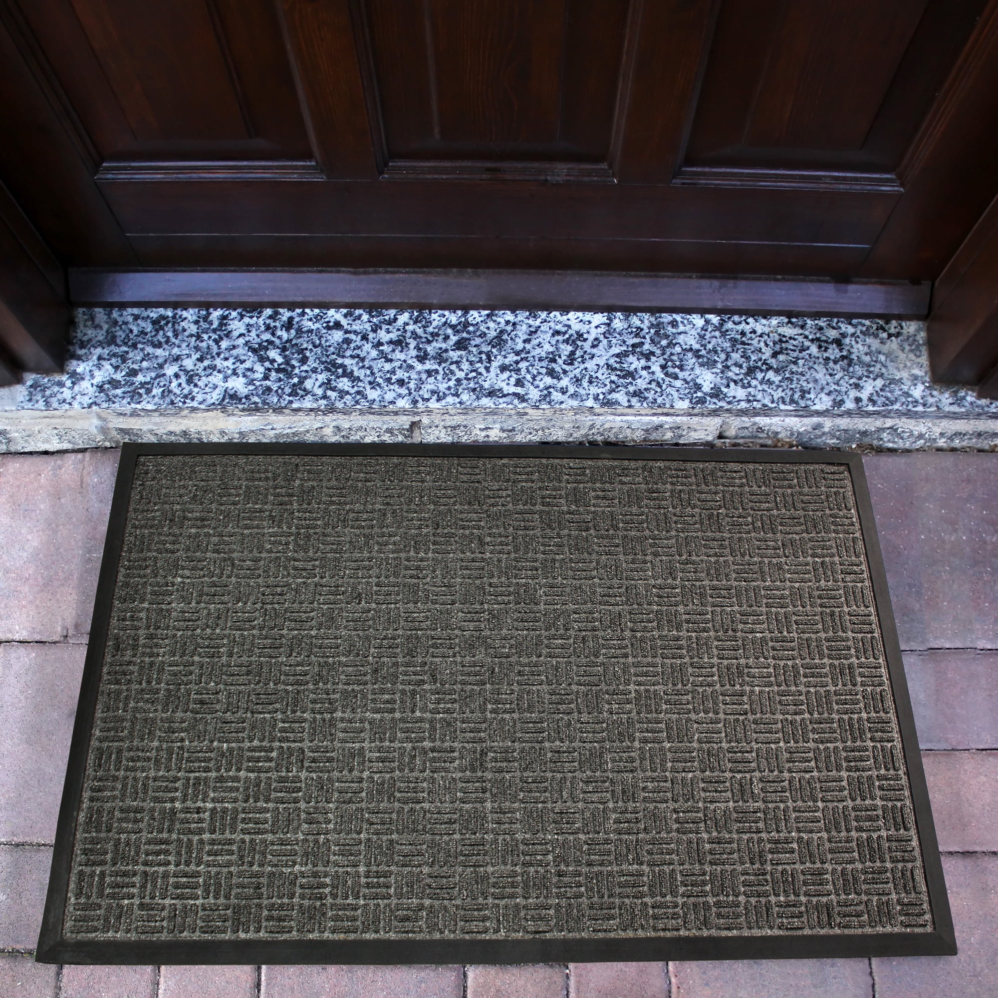 

Коврик входной Doortex Ribmat Floortex, серый