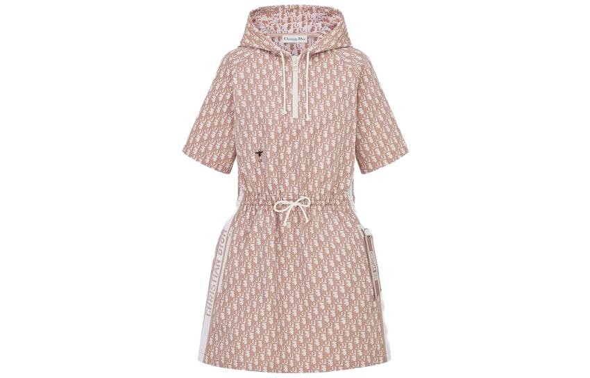

Платье женское Dior с короткими рукавами, розовый