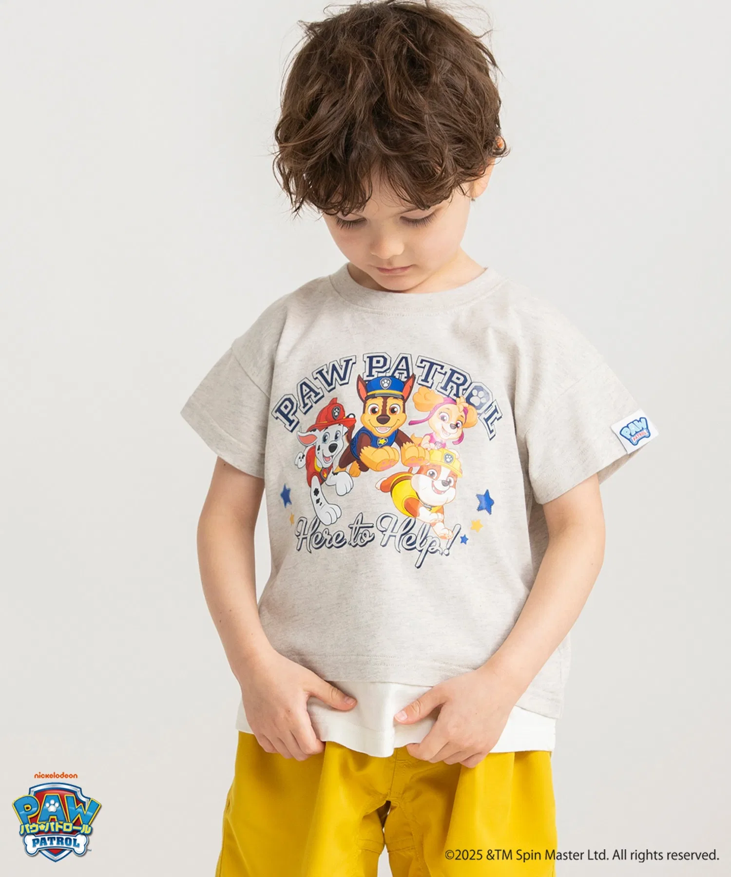 Детская футболка с принтом Paw Patrol branshes чёрный — фото 4