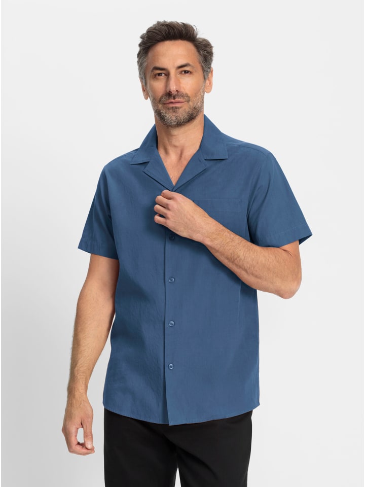 

Рубашка с короткими рукавами из джинсовой ткани синего цвета WITT WEIDEN