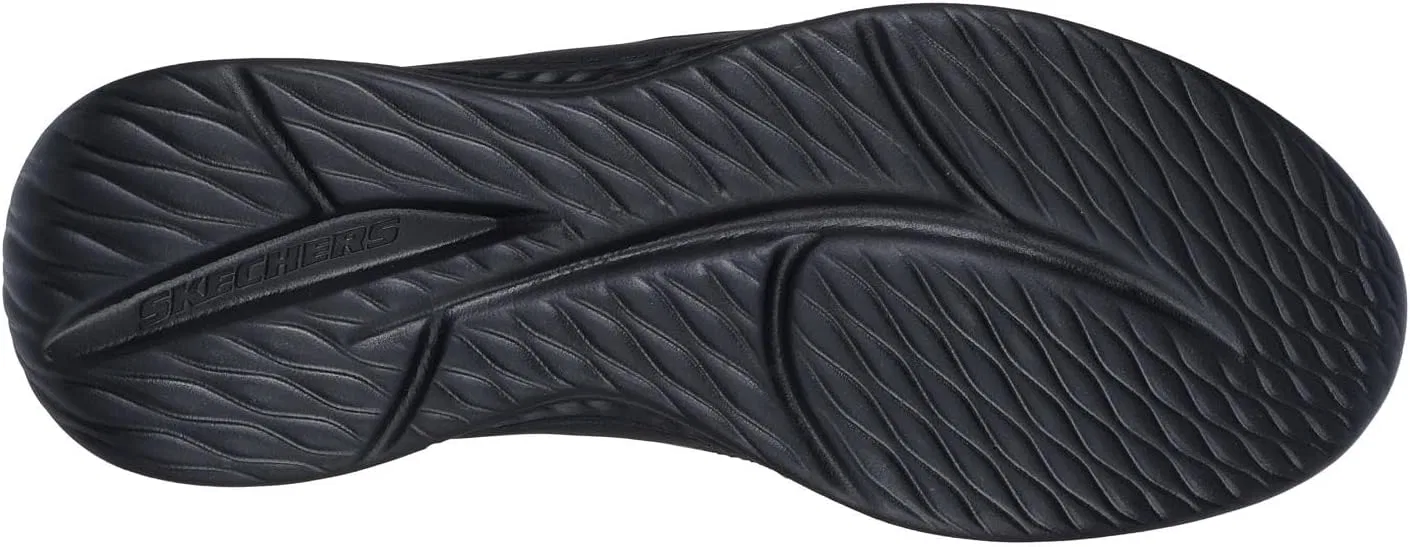 Мужские кроссовки Skechers Slade Caster, Black Knitted Mesh Synthetic — фото 2