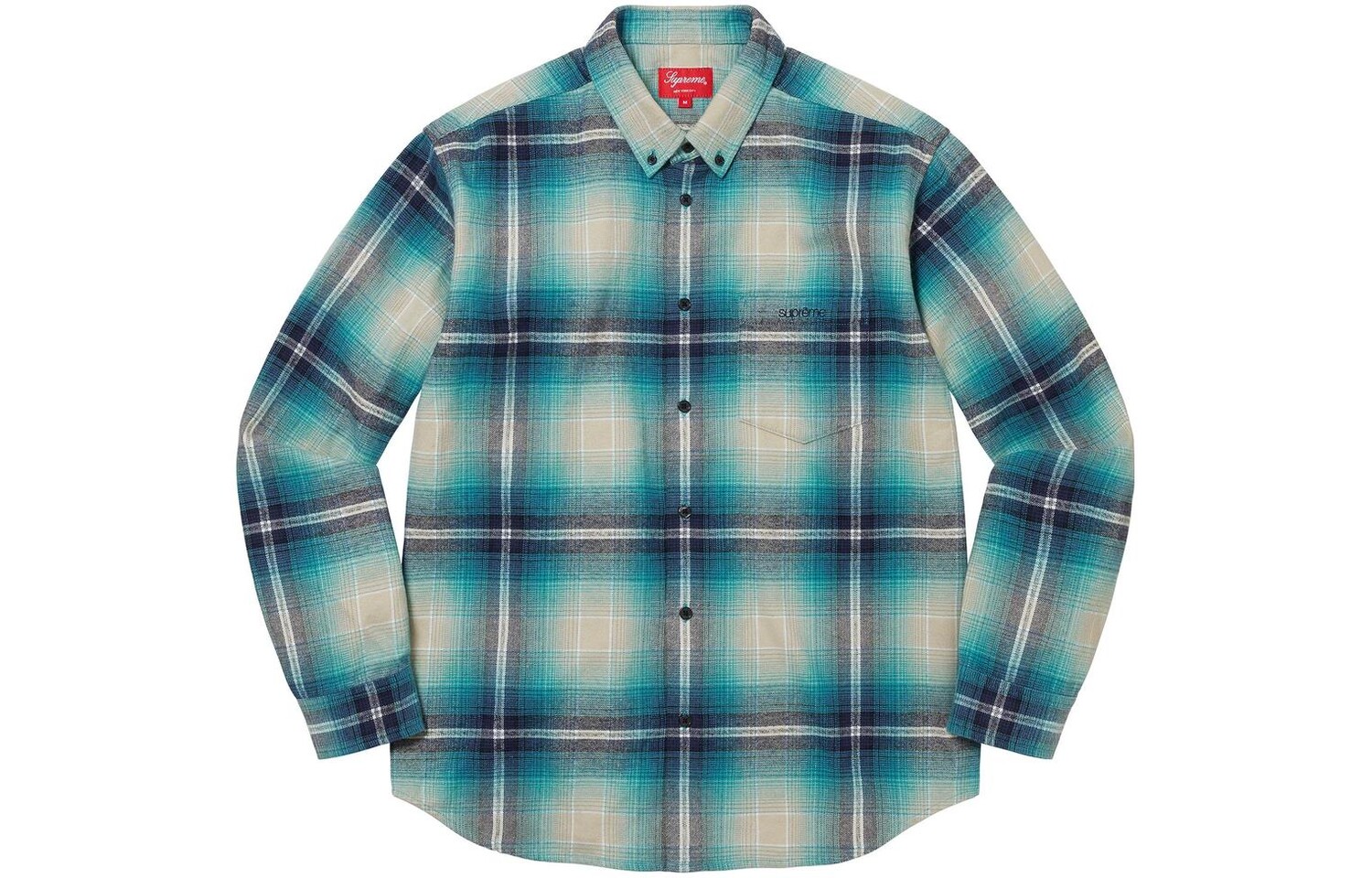 

Рубашка Supreme Shadow Plaid, синий