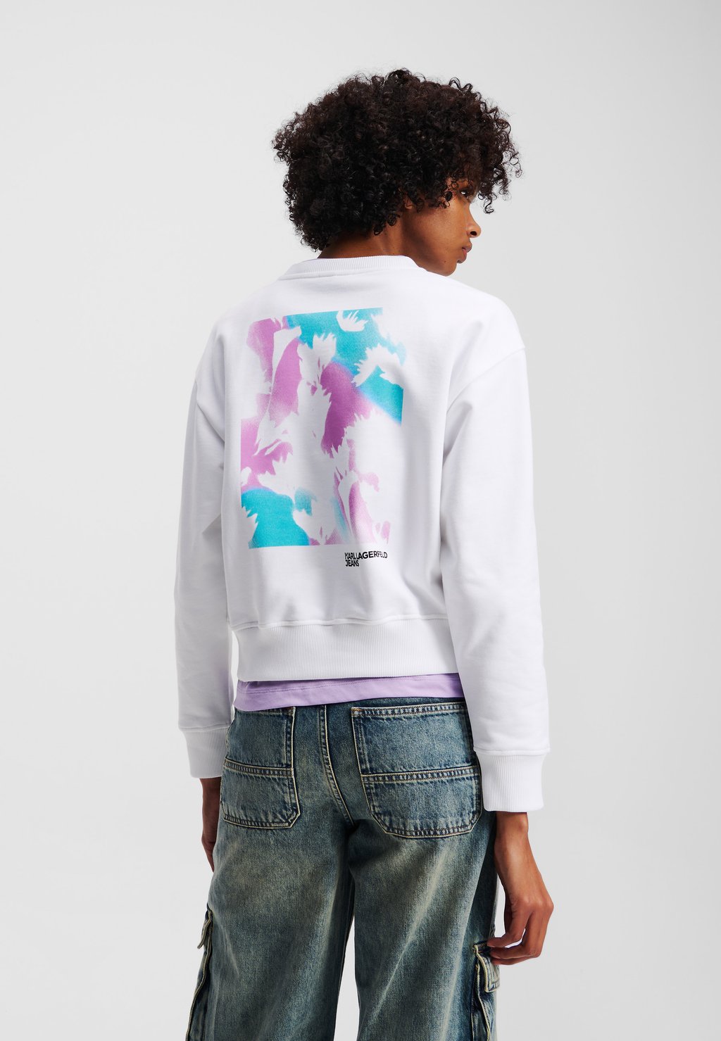 

Толстовка KARL LAGERFELD JEANS, белый