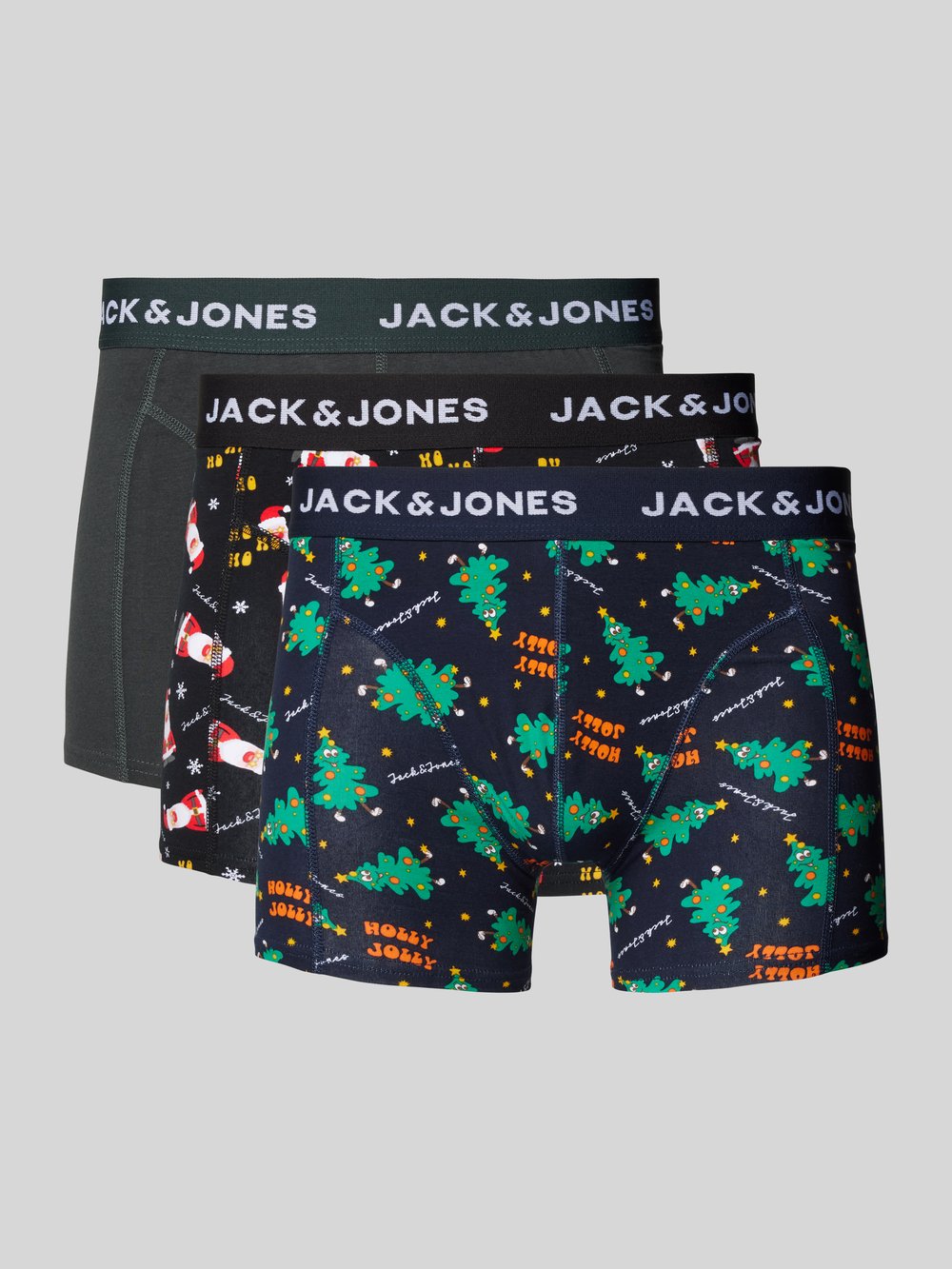 

Боксеры с эластичным поясом и логотипом, модель «HOLLY», в упаковке 3 шт Jack & Jones