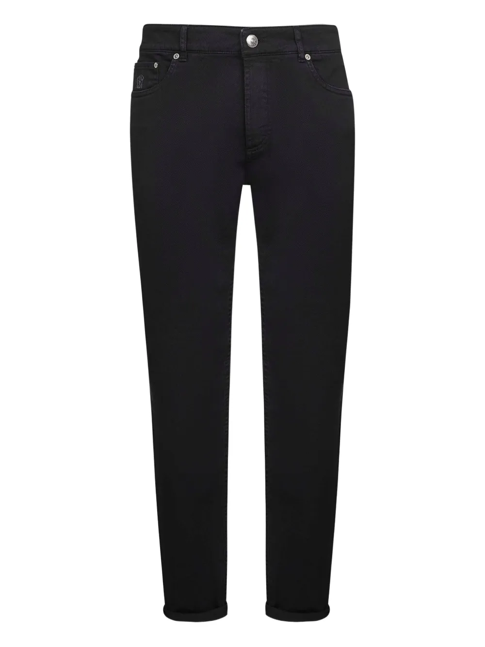 

Вышитые джинсы Brunello Cucinelli, черный