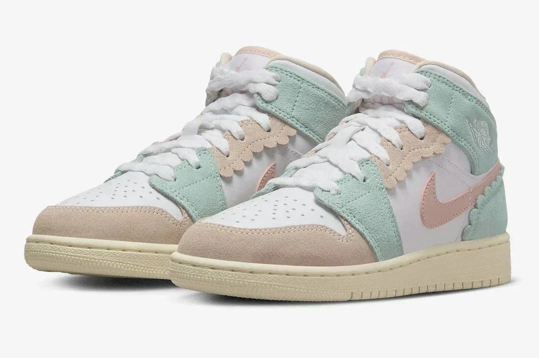 Детские кроссовки Air Jordan Mid DZ531- GS, разноцветные, в стиле Lifestyle, HTAT85 — фото 3