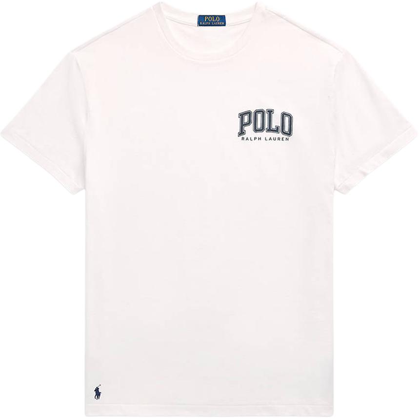 

Футболка Custom Slim Fit Logo Polo Ralph Lauren, белый