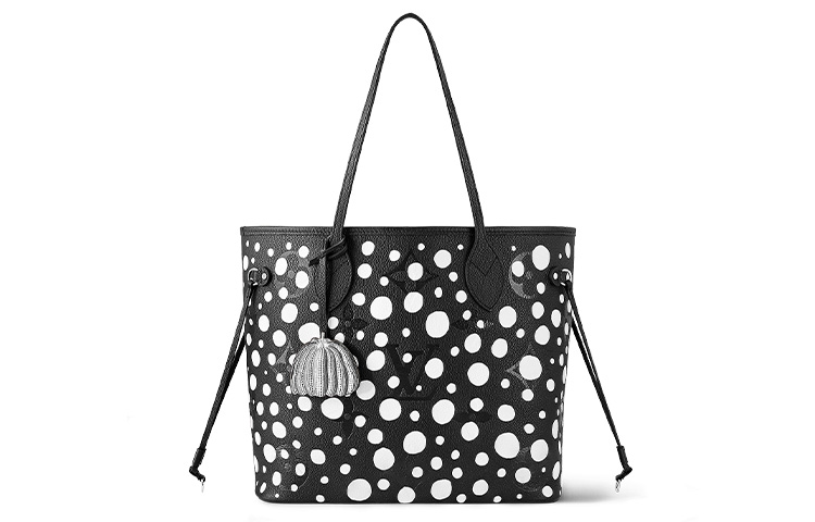 

LOUIS VUITTON Сумка X Yayoi Kusama Neverfull Mm черно-белая