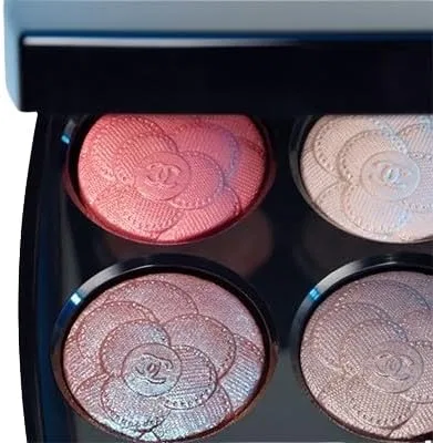 Тени для век Chanel Les Cattle Ombre 387 Utopia Brightening 4 цвета коричневые — фото 3