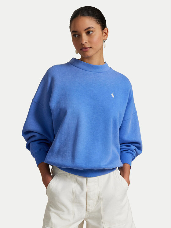 

Толстовка оверсайз 211965111002 Polo Ralph Lauren, синий