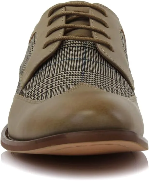 

Мужские оксфорды Ferro Aldo с крыльями | Классические броги и двухцветные модели Spectator | Формальная обувь для свадьбы, бизнеса и вечеринок, бежевый