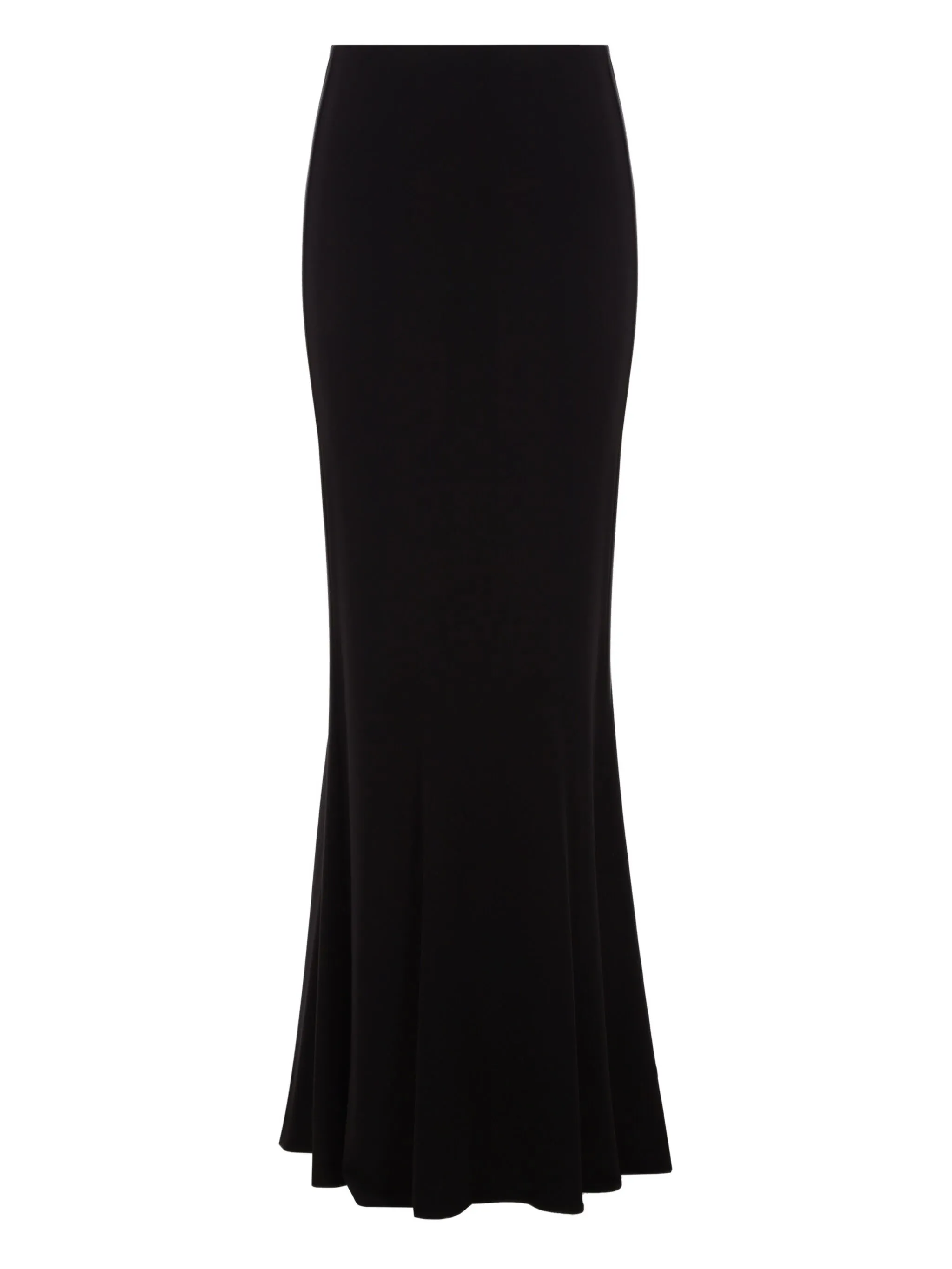 

Юбка макси с асимметричным подолом Saint Laurent, черный