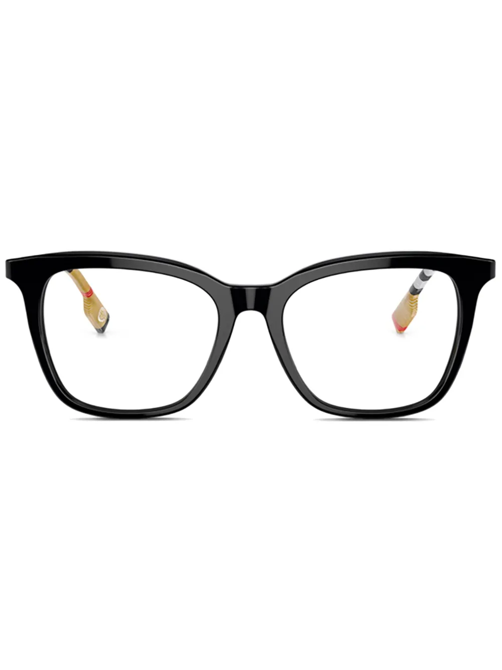

Очки в квадратной оправе Burberry Eyewear, черный