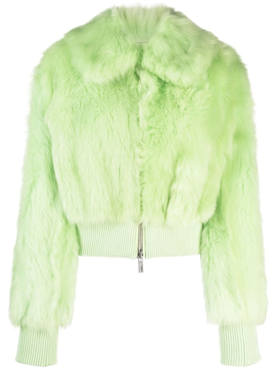 

Blumarine бомбер из овчины, зеленый
