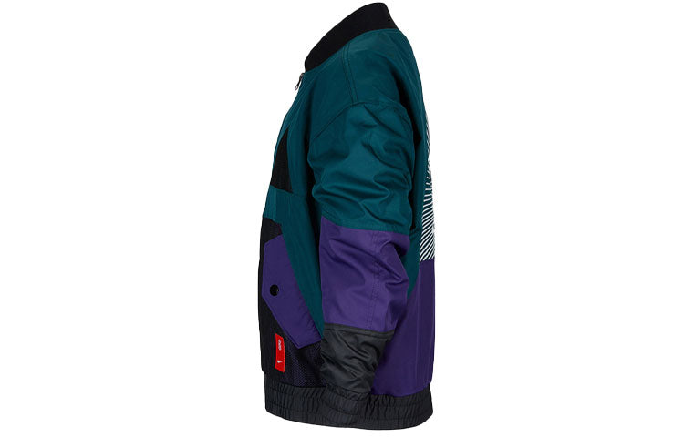 Куртка (GS) Nike Colorblock Long Sleeves logo Jacket Boy Blue CU8921-300 — фото 3