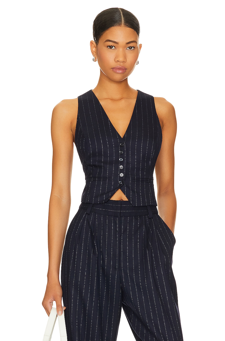 

Жилет Favorite Daughter Favorite, цвет Navy Pinstripe